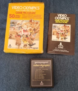 Atari 2600 Spiel Video Olympiade Originalverpackt mit Handbuch - Bild 1 von 4