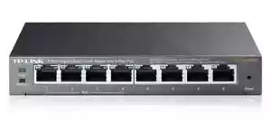 TP-Link TL-SG108PE V.5 8-portowy gigabitowy przełącznik Easy Smart z 4-portowym PoE+ - Zdjęcie 1 z 1