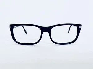 Hugo Boss Black Rectangular Glasses Flexible Temples Italy 55 17 145 - Picture 1 of 12