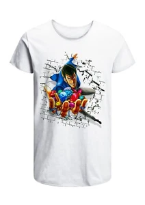 T-Shirt Lupin cartoon anime Uomo Abbigliamento 100% Cotone Taglia dalla S a XXL - Foto 1 di 3