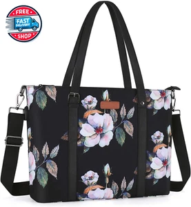 USB Port Laptop Tote Bag (17-17.3 Inch) with Adjustable Top Handle, Lapt - Picture 1 of 12