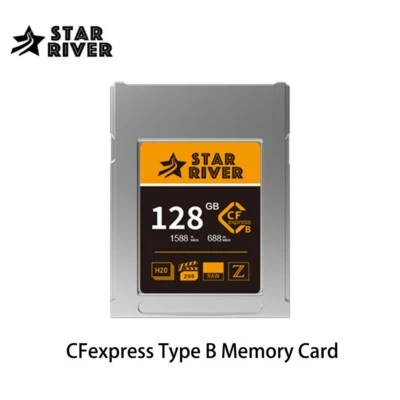STAR RIVER CFexpress Type B Memory Card 128GB For 4K Camera Nikon Canon  Z7 Z8 - Image 1 of 4