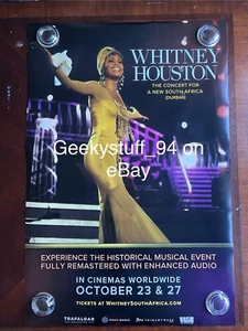 Póster de la película Whitney Houston The Concert for a New South Africa DS 27x40 - Imagen 1 de 11