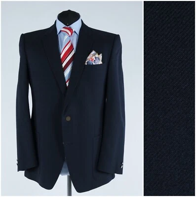 Abrigo deportivo azul marino 42R para hombre talla EE. UU. ANGELO LITRICO chaqueta blazer de lana Foto 1 de 4