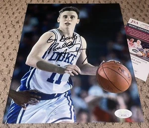 BOBBY HURLEY SIGNED 8X10 PHOTO JSA AUTOGRAPH DUKE BASKETBALL AUTO BLUE DEVILS - Picture 1 of 1