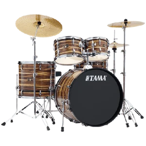 Tama IE52C Imperialstar 5pc Complete Drum Kit, Coffee Teak Wrap - Picture 1 of 2