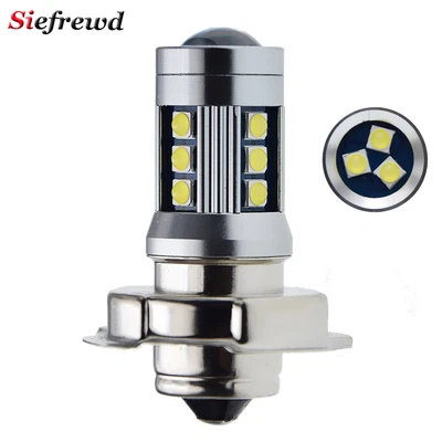 P26S S3 LED Motorrad Moped Scooter Scheinwerfer lampe Weiß 6V / 12V DC 1000LM - Image 1 of 4