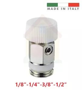 VALVOLINA SFOGO ARIA MANUALE RADIATORI VALVOLA SFIATO RADIATORE - Foto 1 di 5