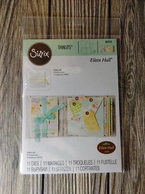Sizzix Thinlits Card Waterfall & Tags 11pk #665154 Eileen Hull - Image 1 of 4