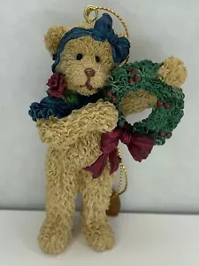 Ganz Cottage Collectibles Emily "Deck The Hall" 3,5" Bear Ornament OVP - Bild 1 von 12
