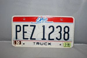 Ohio "Birthplace of Aviation" License Plate Truck 2006 2010 PEZ 1238 Collectible - Picture 1 of 3