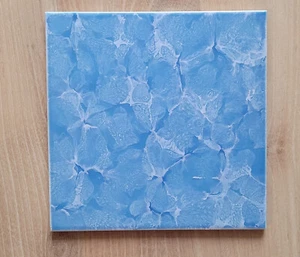Fliese Retro 70/80 Jahre 15 x 15 cm Grohn Lava 819 Königsblau - Bild 1 von 10