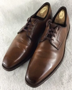 Allen Edmonds Easton Dress Shoes Mens 11.5 B Plain Toe Brown Leather Oxford USA - Picture 1 of 9