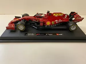 Ferrari SF1000 #5 Sebastian Vettel, 1000o Fórmula 1 GP Toscana 2020 Bburago 1:18 - Imagen 1 de 4