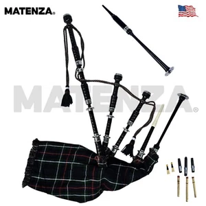 Cornamuse Matenza Great Highlands - Mackenzie Tartan, palissandro e argento supporti/acc - Foto 1 di 2