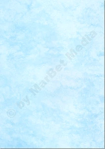 Marmorpapier A4 250g / m² 25 Blatt cyan - Bild 1 von 1