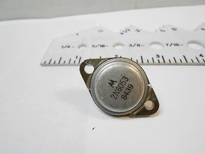 2N6053 TRANSISTOR 60 MASSIMA TENSIONE DI ROTTURA/100 WATT NUOVO VECCHIO STOCK - Foto 1 di 3