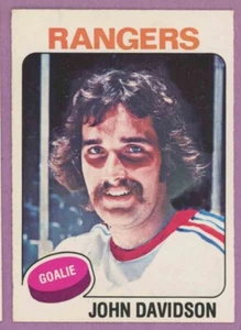 1975 75-76 OPC O-PEE-CHEE NEW YORK RANGERS JOHN DAVIDSON #183 EX CONDITION - Picture 1 of 2