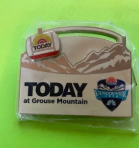 VANCOUVER OLYMPICS PIN NBC TODAY SHOW AT GROUSE MOUNTAIN MOVING GONDOLA LARGE - Picture 1 of 2