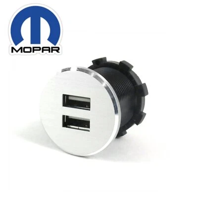   Dual Port USB 12V Cig Socket Lighter Plug-In Power Adapter Hemi MO - Image 1 of 4