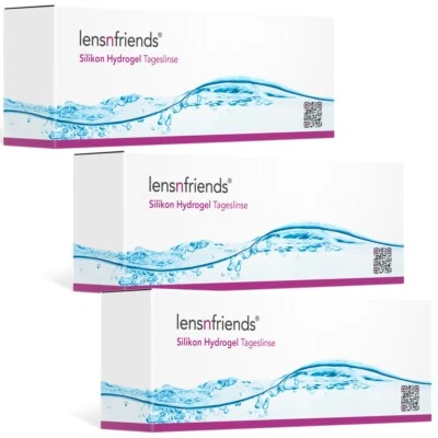 lensnfriends ("COOL") Premium 1day Silikon Hydrogel Tageslinse (90er)