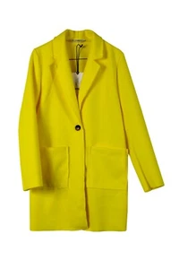 CAPPOTTO MANGANO GIALLO TAGLIA UNICA modello LONDON NUOVO CON ETICHETTA BNWT - Imagen 1 de 4