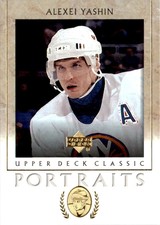 2002-03 Upper Deck Classic Portraits Alexei Yashin New York Islanders #61