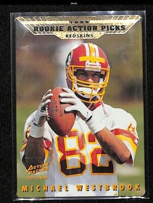 Michael Westbrook 1995 Action Packed Rookies & Stars #103 RC Washington Redskins - Image 1 of 2