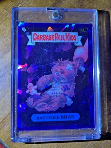 2021 Garbage Pail Kids Sapphire Purple Refractor 164b Battered Brad 05/10 - Picture 1 of 2