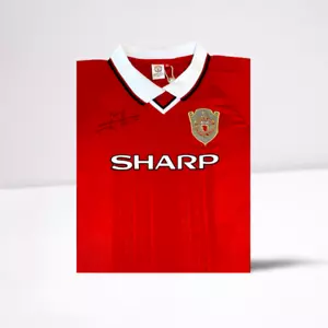 Maglia Jaap Stam 1999 UCL Final firmata Manchester United - Foto 1 di 1