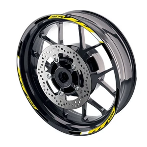 R02B For Aprilia RS125 92-10 Yellow Wheel Stripes Sticker 09 08 07 06 05 04 03 0 - Picture 1 of 7