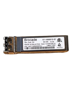 Brocade 57-1000012-01  Original  SFP+  8GB  SW  mini  GBIC  Transceiver Module - Bild 1 von 4