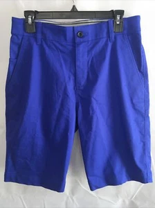Nike Golf Shorts Men’s Dri-Fit Size 30 M Blue Flat Front Inseam 9.5” J2 - Picture 1 of 12