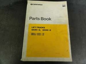 Daewoo GC20-2 GC25-2 Hubwagen Gabelstapler Teilebuch Handbuch D139171 1993 - Bild 1 von 6