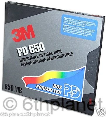 1 x Compaq / 3M Re-Writable Optical PD Disk 650MB - Image 1 of 2
