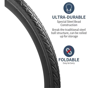 Yunscm 1 Stück 700C Fahrradreifen 700x45C/47-622. 28x1,75 - Bild 1 von 6