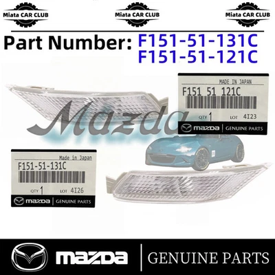 Kit de lentes marcadores laterales esquineros transparentes originales Mazda RX-8 F151-51-131C F151-51-121C Foto 1 de 4