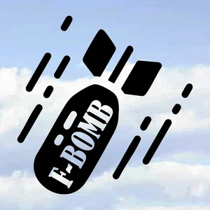 F Bomb Decal Sticker For Car Van Window Bumper Caravan 4x4 Camper JDM Euro - Picture 1 of 7