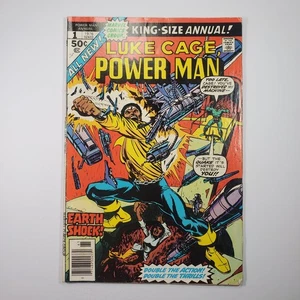 Marvel Comics Power Man anual #1 en muy buen estado/buen estado 1976 Chris Claremont - Imagen 1 de 8