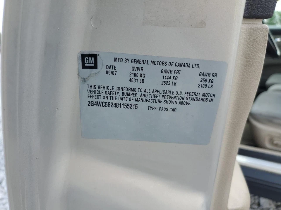 Used Engine Cooling Fan Motor fits: 2008 Buick Lacrosse Fan Assembly w/o police - Image 1 of 4