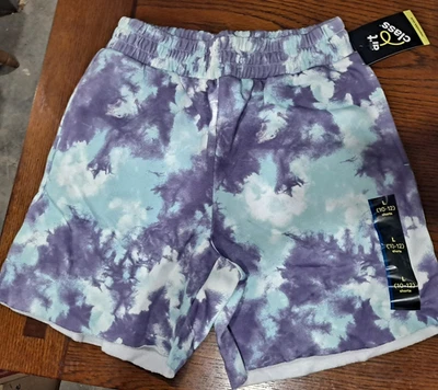 Nuevos pantalones cortos Art Class para niña talla grande (10-12) azules y morados tie dye Foto 1 de 4