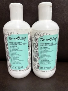 Acondicionador hidratante No Nothing muy sensible 10,1 oz lote de 2 paquetes - Imagen 1 de 2