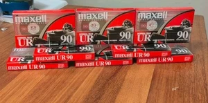 Maxell Audio Cassette Tapes 8er Pack UR 90 Minuten Normal Bias leer NEU ungeöffnet - Bild 1 von 3