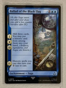Ballad of the Black Flag - ACR U 0013 Uncommon - Magic Universes Beyond: Assassi - Picture 1 of 1
