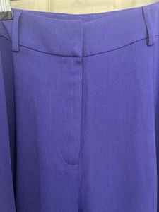 City Chic Purple Dress High-Waisted Pants - Size 18 (plus) - Cut For Curves - Picture 1 of 12