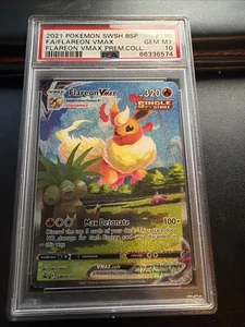 Pokémon TCG Flareon VMAX SWSH180 Sword & Shield Promo Card Holo PSA 10 - Picture 1 of 2