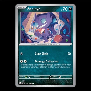 Sableye 107/162 - Temporal Forces Pokemon Card - Picture 1 of 1
