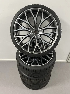 Sommerkompletträder Borbet DY Darkgrey 225/35 ZR20 90Y 7mm NP.1.2K ET40 - Bild 1 von 4