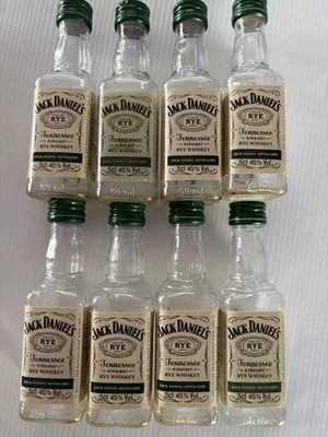 Jack Daniels Mini Bottles x 19 Honey, Fire, Rye Empty bottles - Image 1 of 4