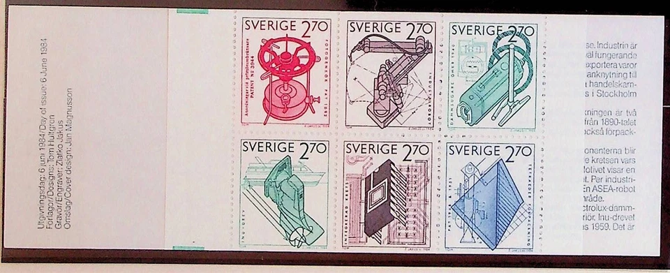 SWEDEN Sc 1501a NH BOOKLET OF 1984 - SCIENCE - Sc$8.50 - (WS25) - Image 1 of 1